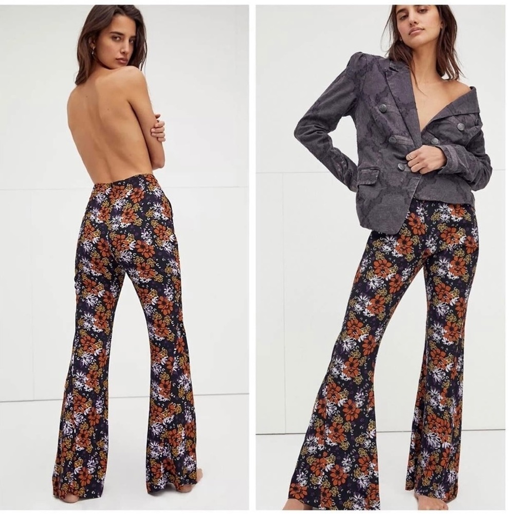 Free People Can’t Take My Eyes Off You Flare Pants in size Small